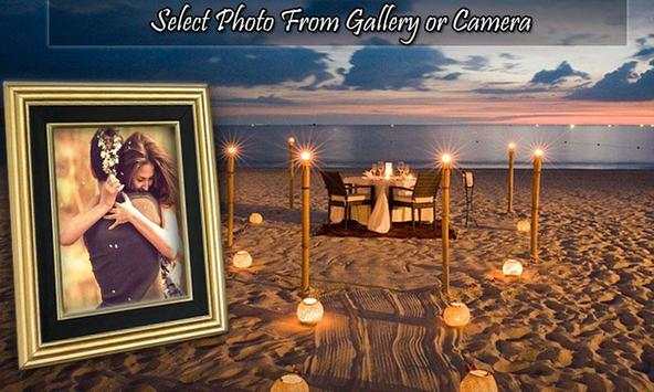 Candle Light Dinner Photo Frames screenshot 1