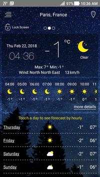 Weather forecast screenshot 1