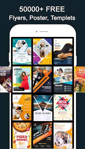 Flyers, Poster Maker, Banner, Card, Graphic Design screenshot 3