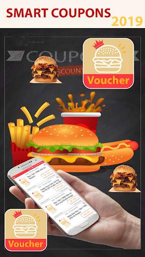 Food Coupons For Burger King 1001- Burger Shop 🍔 screenshot 1