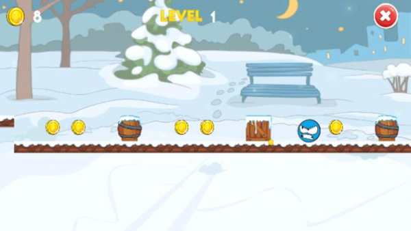 Angry Blue Ball 5 screenshot 6