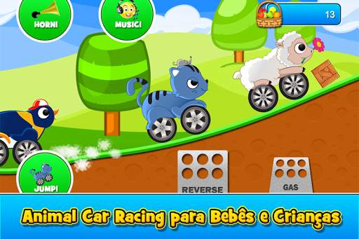 Animal Car Game para Crianças screenshot 1