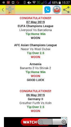 WIN FREE DAILY TIPS 100% screenshot 4