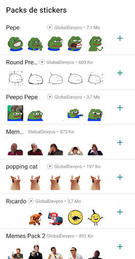 Animated memes Stickers for WhatsApp 2021 screenshot 1