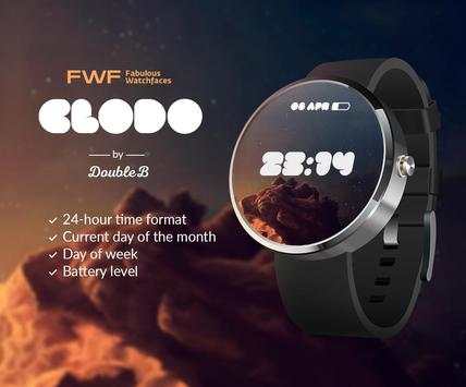 Clodo Android Wear Watch Face screenshot 1