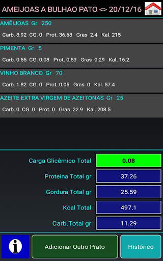 Índice e carga glicêmica Lite screenshot 15