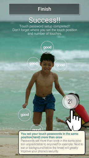 Touch Lock Screen- Easy & strong photo password screenshot 5