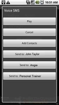 Voice SMS screenshot 2