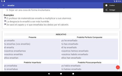 Verbos Español screenshot 21