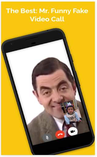 Mr. Funny Fake Video Call & Wallpaper HD screenshot 4