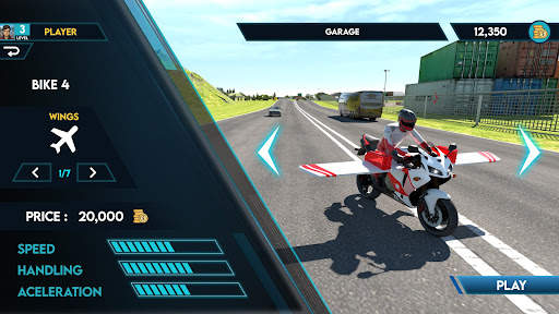 Flying bike Driving Simulator screenshot 3
