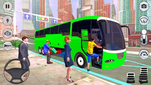 City Coach Bus Driver 3D Bus Simulator screenshot 2