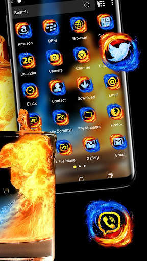 Fire & Ice Theme Launcher screenshot 2