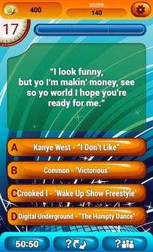 Guess The Lyrics Rap Quiz screenshot 2