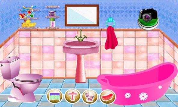 Barbie Bathroom Cleaner Girl Games screenshot 3