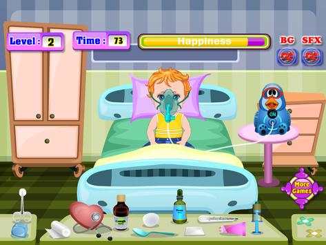 Baby is sick Girls Games screenshot 4