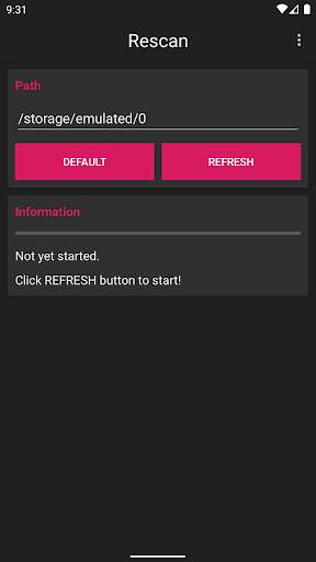 Rescan SD Media Card - Refresh your media screenshot 3
