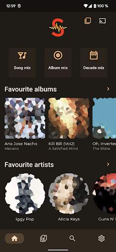 Symfonium: Music player & cast screenshot 1