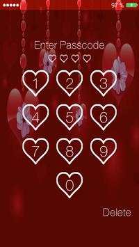 Love Heart Pin Lock screenshot 6