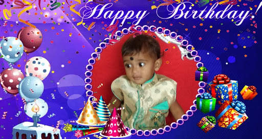 Birthday Photo Frames Editor screenshot 1