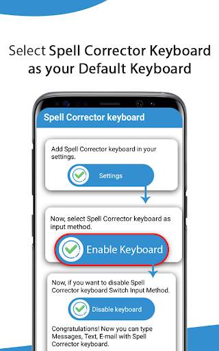 Spell Checker Keyboard - Spelling Corrector स्क्रीनशॉट 2