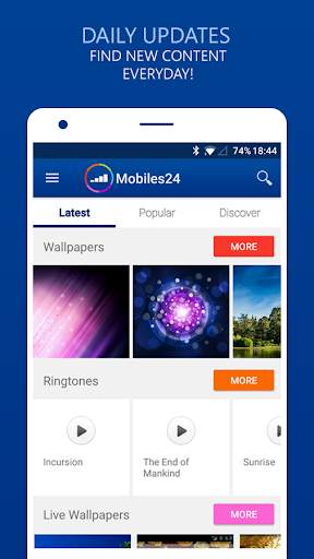 Ringtones & Wallpapers - Mobiles24 screenshot 10