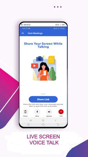 Vani Meetings - Share Screen While Talking screenshot 3
