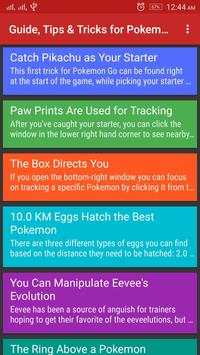 Tips & Tricks for Pokemon Go screenshot 1