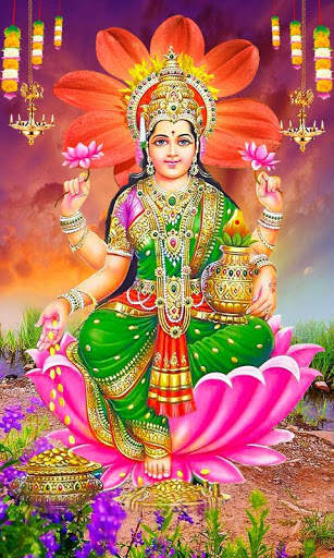 Lakshmi Devi Live Wallpaper screenshot 2