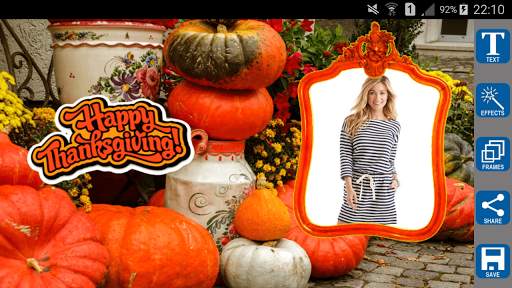 Thanksgiving Photo Frames 3 تصوير الشاشة