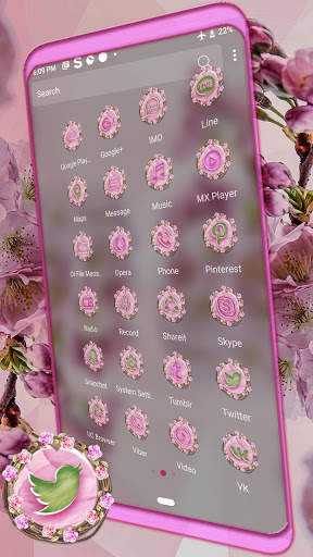 Cherry Blossom Sakura Launcher Theme screenshot 3
