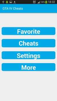 Cheats for GTA IV screenshot 1