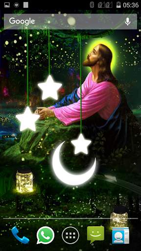 Jesus Fireflies LockScreen screenshot 8