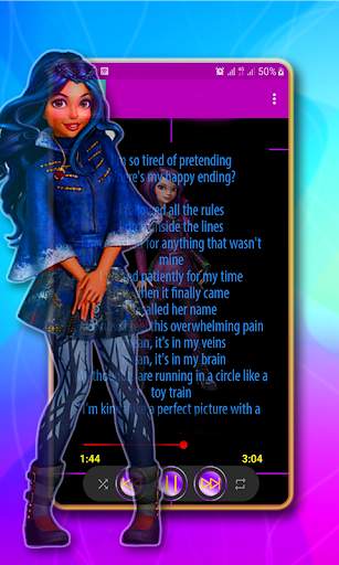 Sarah Jeffery Songs Lyrics - Descendants screenshot 2