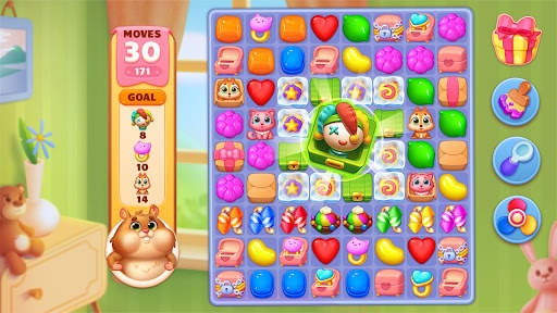 Pet Candy Puzzle-Match 3 games screenshot 7