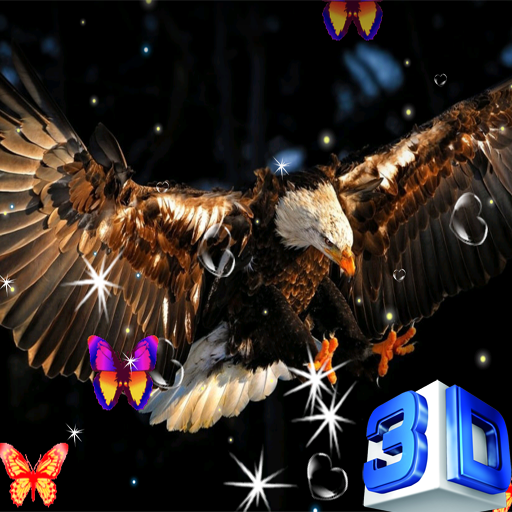 Eagle Live Wallpaper - Screen Lock, Sensor, Auto icon