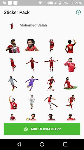 Mohamed Salah Stickers For WhatsApp screenshot 2