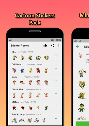 Cartoon Stickers screenshot 1
