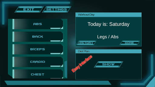 3d bodybuilding workouts - 3d gym game screenshot 5