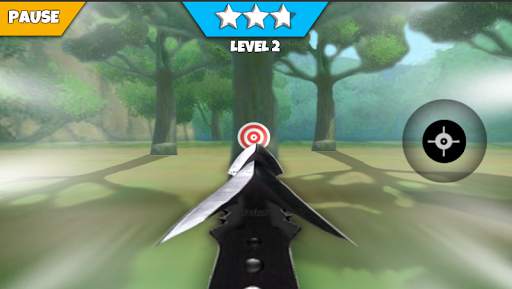 Latihan Ninja - Melempar pisau kunai shuriken screenshot 3