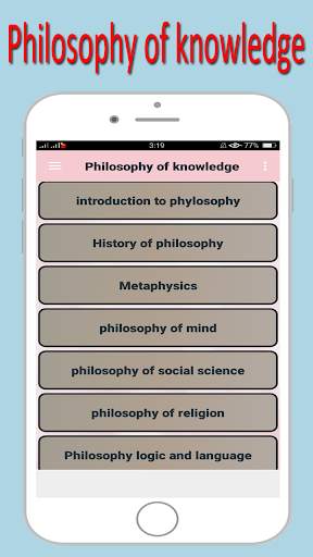 Philosophy of knowledge screenshot 1