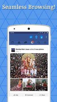 Super fast for fb mini lite स्क्रीनशॉट 1