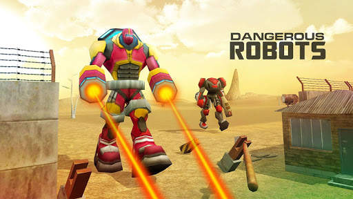 Off Road Army Tanks VS Robots. screenshot 1