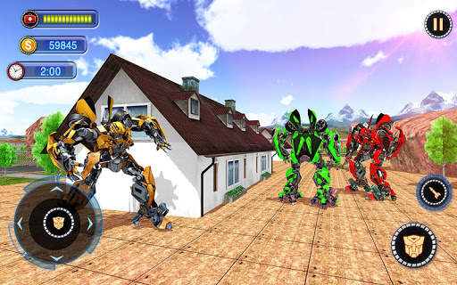 US Robot Car Transform - Police Robot Fighting screenshot 17