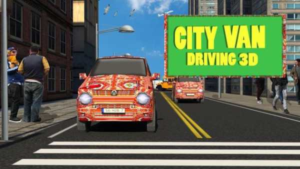 City Van Driving : MiniBus Public Transport screenshot 3