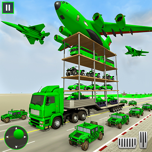 Crazy Car Army Transport Truck icon