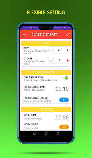 HIIT timer with music screenshot 5