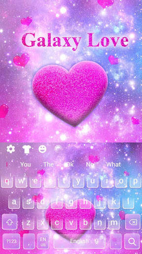 Galaxy Love Keyboard screenshot 4
