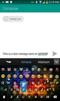 Lite Emoji Keyboard Theme screenshot 4