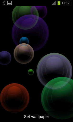 Bubbler Live Wallpaper screenshot 1
